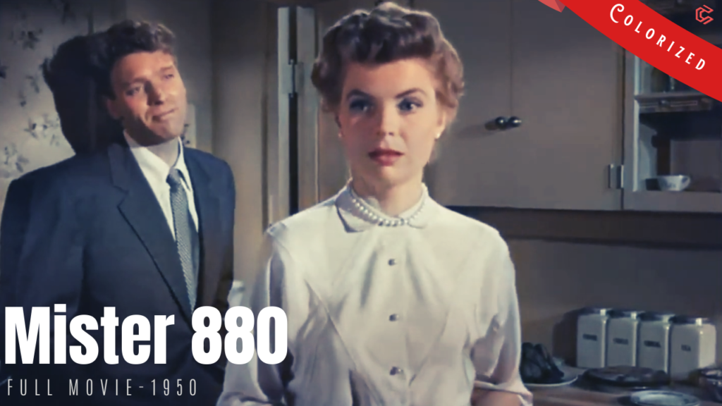 [Colorized Movie] Mister 880 - 1950 romantic drama film | Burt Lancaster & Dorothy McGuire | Colorized Cinema C