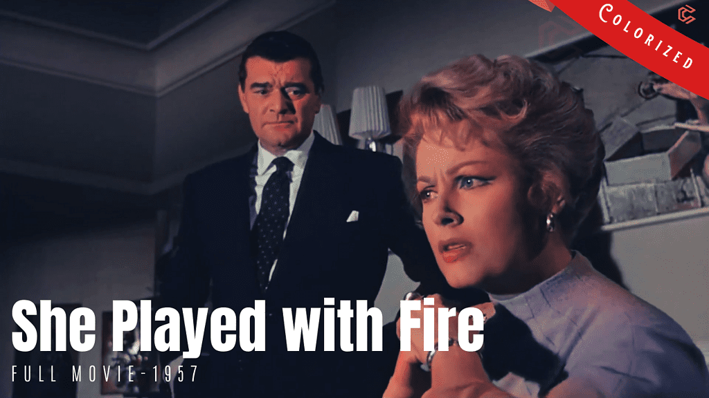 [Colorized Movie] She Played with Fire/Fortune Is a Woman - 1957 film noir crime film | Jack Hawkins | Colorized Cinema C