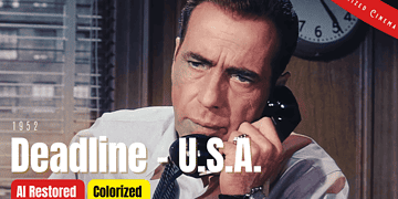 Deadline – U.S.A. 1952: A Classic Film Noir Crime Thriller Starring Humphrey Bogart