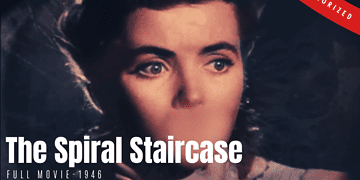 Poster | The Spiral Staircase - 1946 film | Horror | Colorized | Full Movie | Dorothy McGuire, George Brent