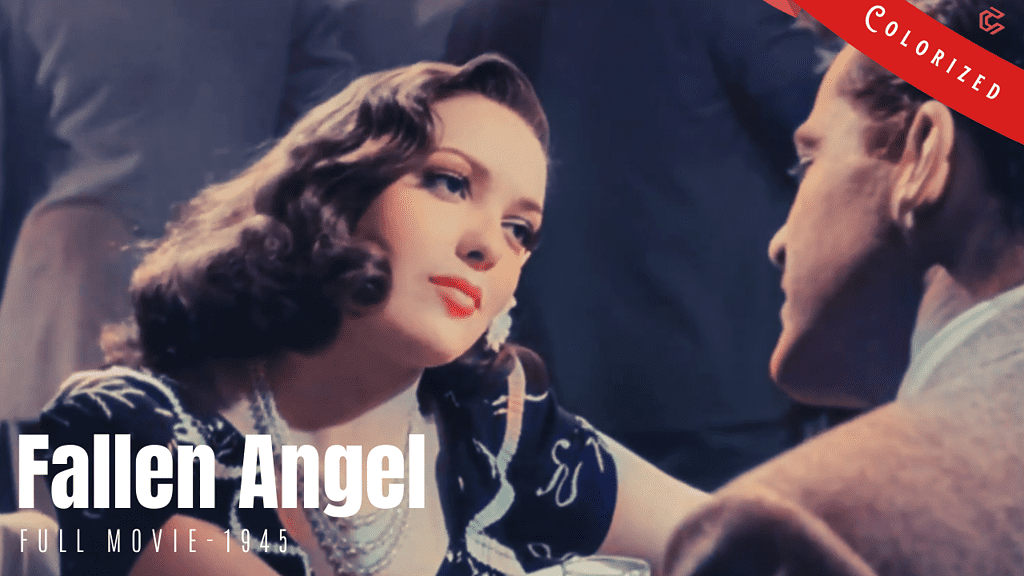Fallen Angel 1945 | Film Noir | Colorized | Full Movie | Alice Faye, Dana Andrews, Linda Darnell | Colorized Cinema