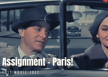 Assignment – Paris! 1952 | Cold War film noir | Colorized | Full Movie | Dana Andrews, Märta Torén | Colorized Cinema