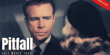 Pitfall 1948 | Film Noir Crime | Colorized | Full Movie | Dick Powell, Lizabeth Scott, Jane Wyatt | Colorized Cinema