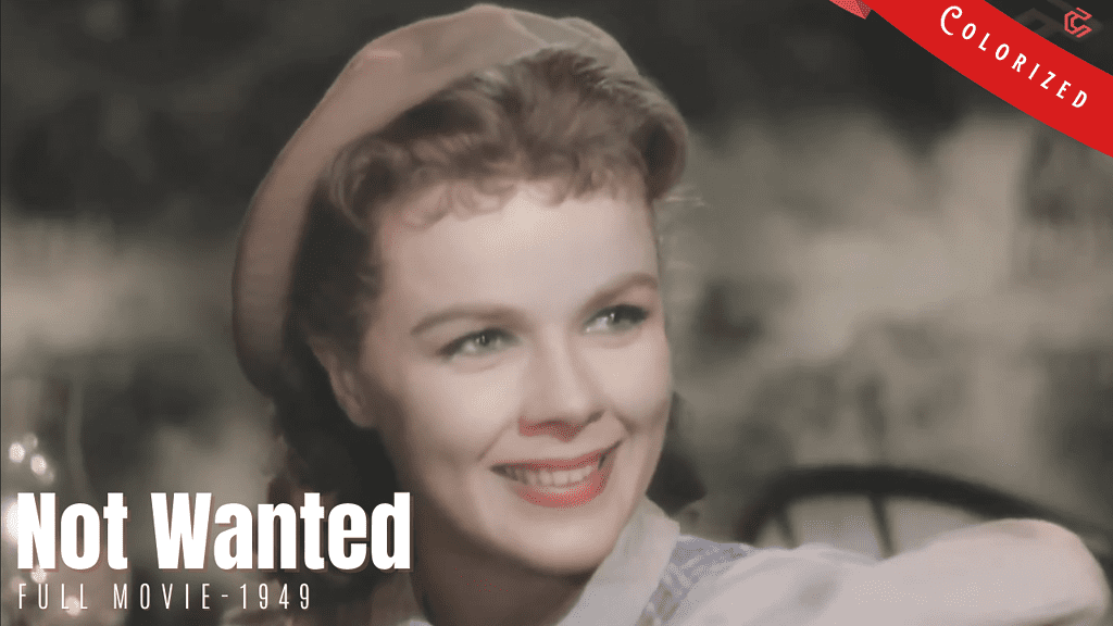 Not Wanted 1949 | Drama Film | Colorized | Full Movie | Sally Forrest, Keefe Brasselle, Ida Lupino | Colorized Cinema C