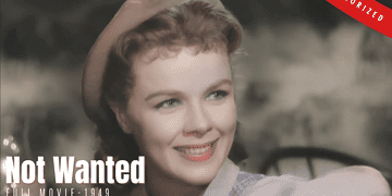 Not Wanted 1949 | Drama Film | Colorized | Full Movie | Sally Forrest, Keefe Brasselle, Ida Lupino | Colorized Cinema C