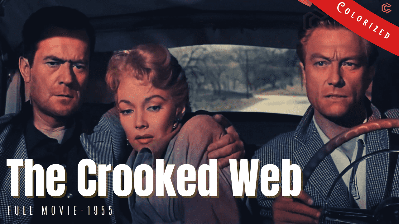 The Crooked Web 1955 | Crime Film Noir | Colorized | Full Movie | Frank Lovejoy, Mari Blanchard | Colorized Cinema Alisa