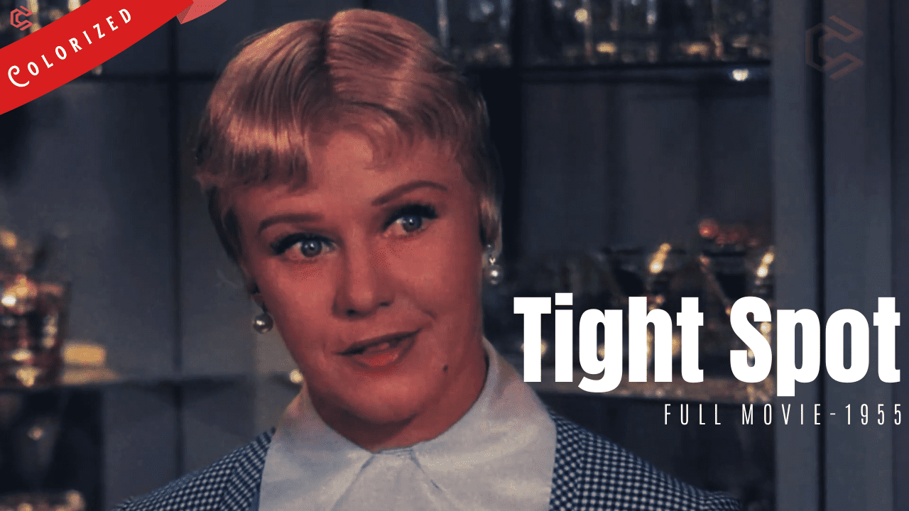 Tight Spot 1955 | Film Noir Crime | Colorized | Full Movie | Ginger Rogers, Edward G. Robinson | Colorized Cinema C