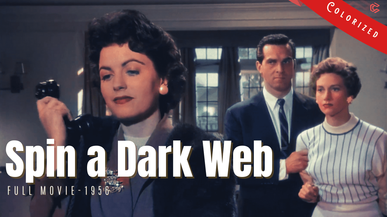 Soho Incident/Spin a Dark Web 1956 | British Film Noir | Colorized | Full Movie | Faith Domergue | Colorized Cinema