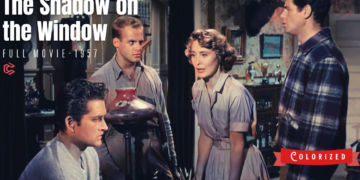 The Shadow on the Window 1957 | Film Noir Crime | Colorized | Full Movie | Philip Carey | Colorized Cinema C