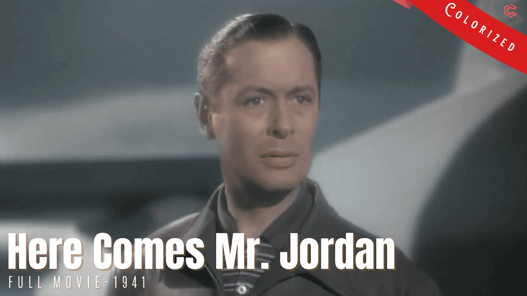 Here Comes Mr. Jordan 1941 | Fantasy Romantic Comedy Film | Colorized | Robert Montgomery | Colorized Cinema C