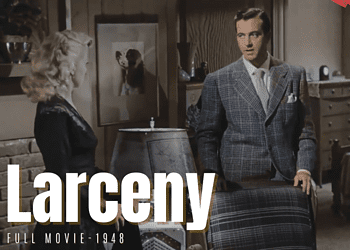 Larceny - 1948 Film Noir Crime | Colorized and Remastered Full Movie | John Payne | Colorized Cinema C