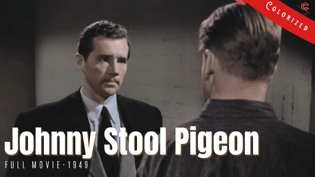 Johnny Stool Pigeon (1949) | Colorized | Howard Duff, Shelley Winters | Film Noir Crime | Subtitled | Colorized Cinema C