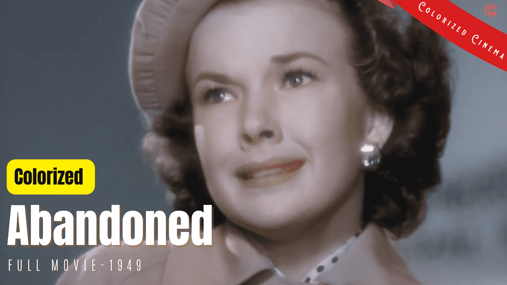 Abandoned 1949 | Colorized | Subtitled | Crime Film Noir | Dennis O'Keefe, Gale Storm, Jeff Chandler | Colorized Cinema C