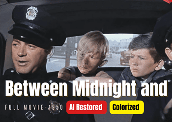 Between Midnight and Dawn (1950) | Colorized | Subtitled | Mark Stevens | Film Noir Crime | Colorized Cinema C