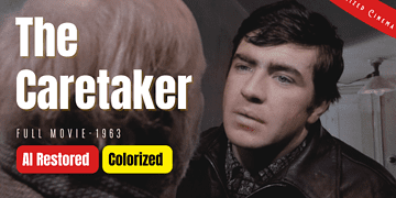 The Caretaker (1963) | The Guest | Colorized | Subtitled | Alan Bates | British Drama Film | Colorized Cinema C
