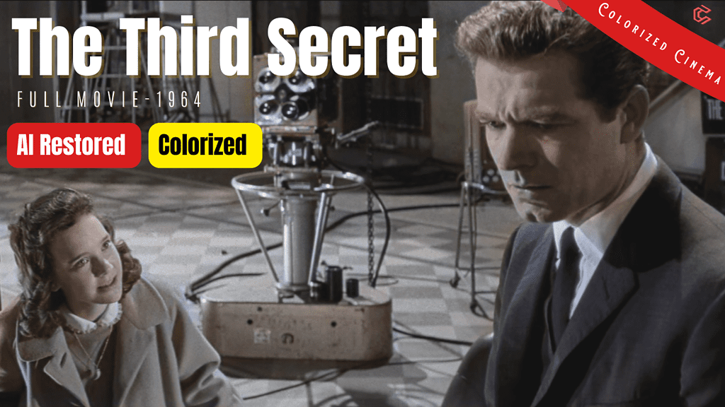 The Third Secret (1964) | Colorized | Subtitled | Stephen Boyd | British Film | Mystery Thriller | Colorized Cinema C