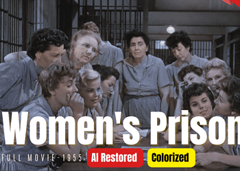 Women's Prison (1955) | Colorized | Subtitled | Ida Lupino, Jan Sterling | Crime Film Noir | Colorized Cinema C