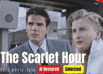 The Scarlet Hour (1956) | Colorized | Subtitled | Carol Ohmart, Tom Tryon | Film Noir Crime | Colorized Cinema c