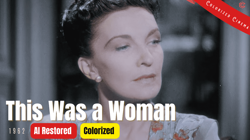This Was A Woman (1948) | Colorized | Subtitled | Sonia Dresdel | British Crime Film | Colorized Cinema C