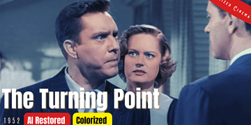 The Turning Point (1952) | Colorized | Subtitled | William Holden | Film Noir Crime | Colorized Cinema C