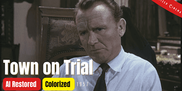 Town On Trial (1957) | Colorized | Subtitled | John Mills, Charles Coburn | British mystery film | Colorized Cinema C