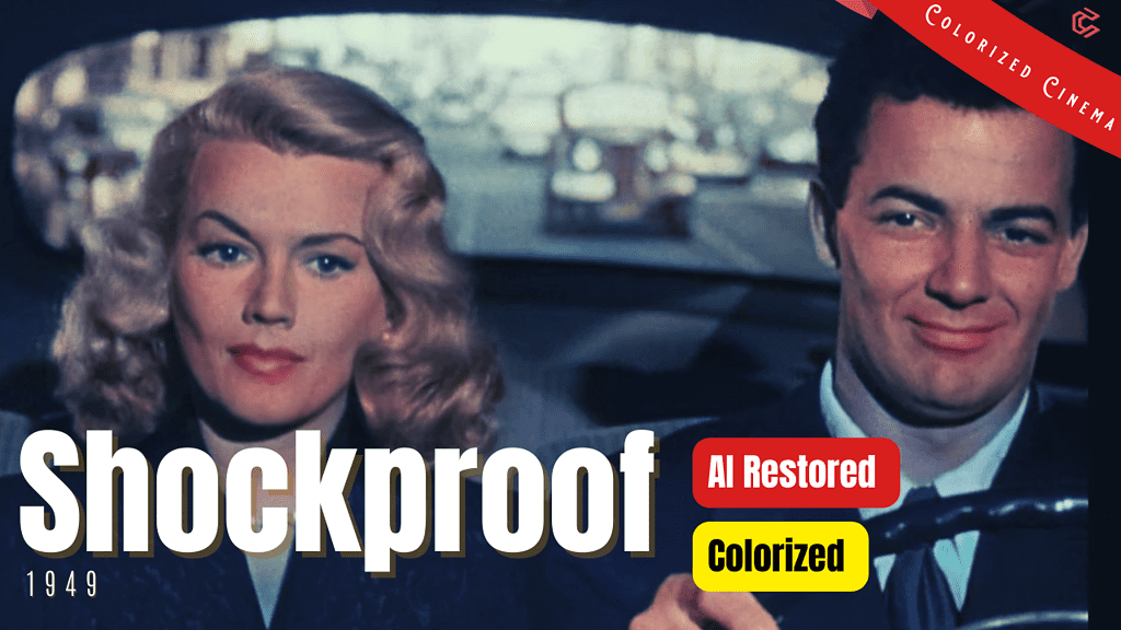 Shockproof (1949) | Colorized | Subtitled | Cornel Wilde, Patricia Knight | Crime film noir | Colorized Cinema C