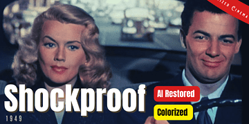 Shockproof (1949) | Colorized | Subtitled | Cornel Wilde, Patricia Knight | Crime film noir | Colorized Cinema C