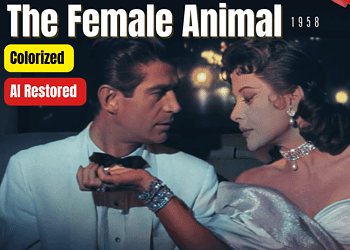The Female Animal (1958) | Colorized | Subtitled | Hedy Lamarr, George Nader | Film Noir Drama | Colorized Cinema C