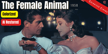 The Female Animal (1958) | Colorized | Subtitled | Hedy Lamarr, George Nader | Film Noir Drama | Colorized Cinema C