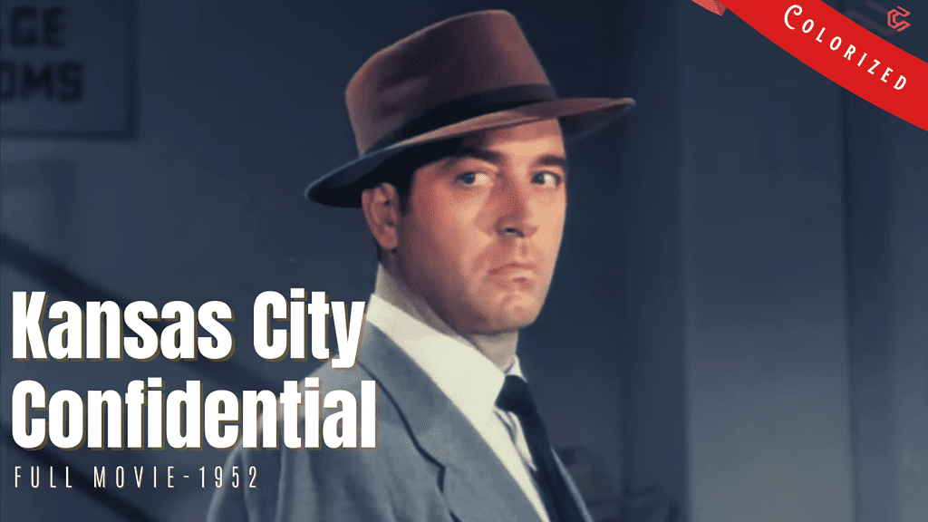 Kansas City Confidential (1952) | Colorized | Subtitled | Film Noir Crime | John Payne, Coleen Gray | Colorized Cinema C