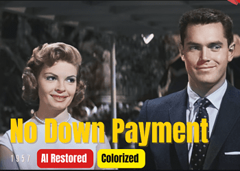 No Down Payment (1957) | Colorized | Subtitled | Joanne Woodward, Jeffrey Hunter | Drama Film | Colorized Cinema C