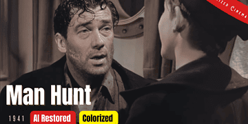 Man Hunt (1941) | Colorized | Subtitled | Walter Pidgeon, Joan Bennett | Thriller Film | Colorized Cinema C