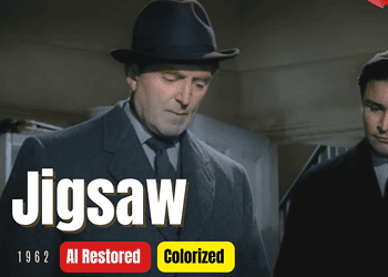 Jigsaw (1962) | Colorized | First 20 mins Preview | Jack Warner, Ronald Lewis | British Crime Film | Colorized Cinema C