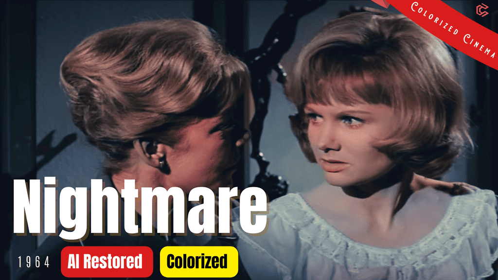 Nightmare (1964) | Colorized | Subtitled | David Knight, Jennie Linden | British Horror Film | Colorized Cinema C