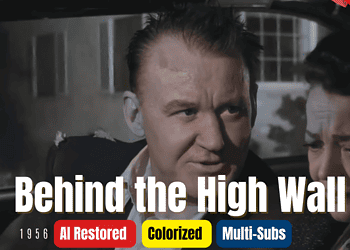 Behind the High Wall (1956) | Colorized | Multi-Subs | Tom Tully, Sylvia Sidney | Film Noir Crime | Colorized Cinema C