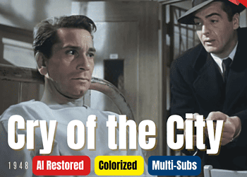 Cry of the City (1948) | Colorized | Multi-Subs | Victor Mature, Richard Conte | Film Noir