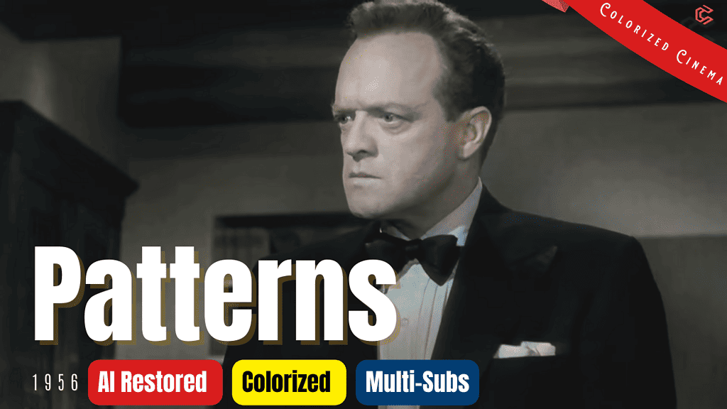Patterns (1956) | Colorized | Subtitles | Van Heflin, Everett Sloane, Ed Begley | Boardroom Drama