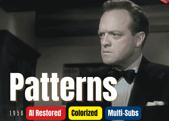 Patterns (1956) | Colorized | Subtitles | Van Heflin, Everett Sloane, Ed Begley | Boardroom Drama