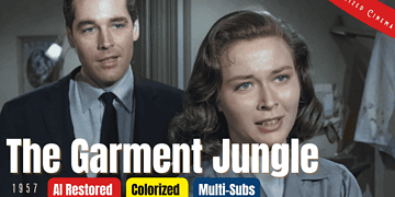 The Garment Jungle (1957) | Colorized | Lee J. Cobb, Kerwin Mathews | Film Noir Crime | Subtitles
