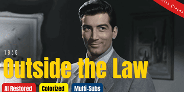Outside the Law (1956) | Colorized | Ray Danton, Leigh Snowden | Film Noir Crime | Subtitles