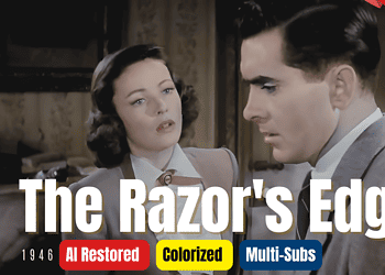 The Razors Edge 1946 - Colorized Full Movie | Tyrone Power, Gene Tierney | Drama Film | Subtitles
