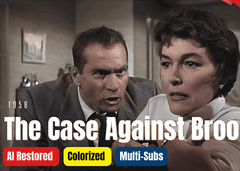 Film Noir Crime | The Case Against Brooklyn 1958 | Colorized | Darren McGavin | Subtitles