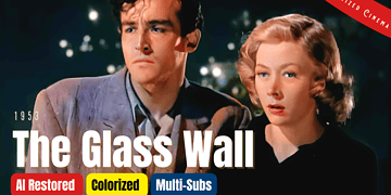 The Glass Wall 1953: Colorized Full Movie | Vittorio Gassman | Drama Film Noir | Subtitles