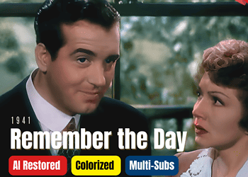 Remember the Day 1941: Colorized Full Movie | Henry King, Claudette Colbert, John Payne | Subtitles