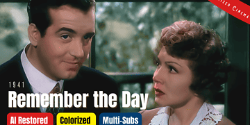 Remember the Day 1941: Colorized Full Movie | Henry King, Claudette Colbert, John Payne | Subtitles
