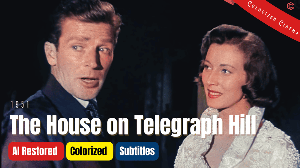 The House On Telegraph Hill 1951 - Colorized Full Movie | Richard Basehart | Film Noir | Subtitles
