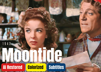 Colorized Full Movie Of Moontide 1942 With Jean Gabin And Ida Lupino | Romantic Drama With Subtitles