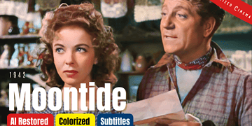 Colorized Full Movie Of Moontide 1942 With Jean Gabin And Ida Lupino | Romantic Drama With Subtitles