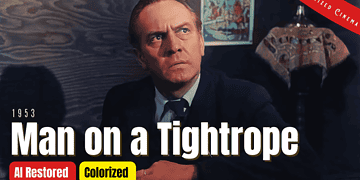 Man On A Tightrope 1953 - Colorized Full Movie | Fredric March, Terry Moore | Subtitles
