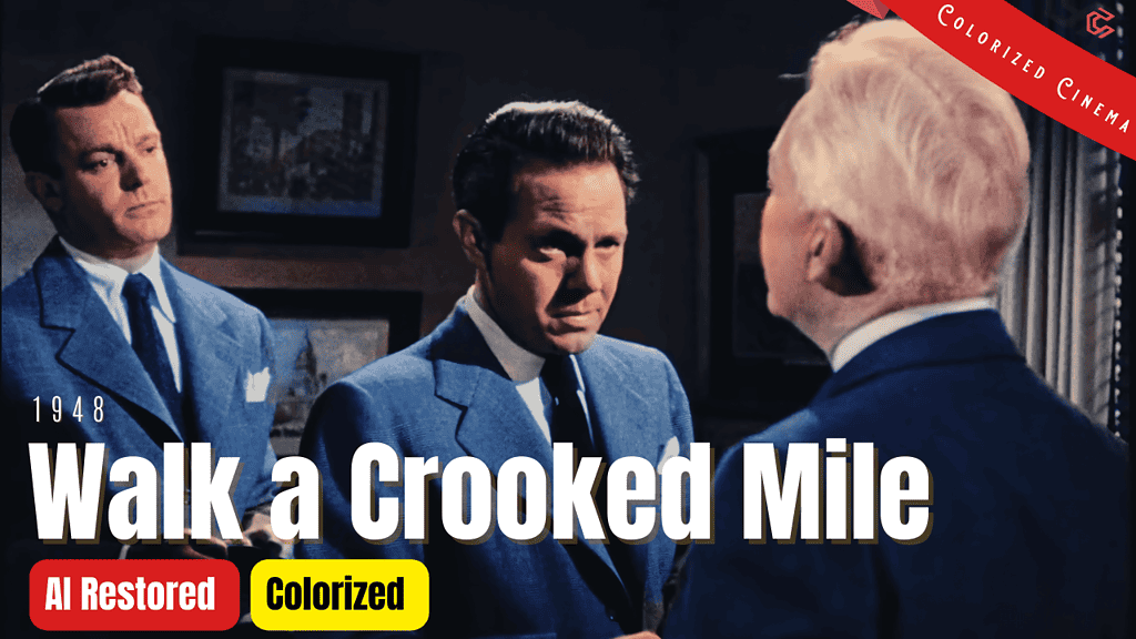 Walk A Crooked Mile: A 1948 Cold War Crime Film In Color (with Subtitles) | Dennis O'Keefe